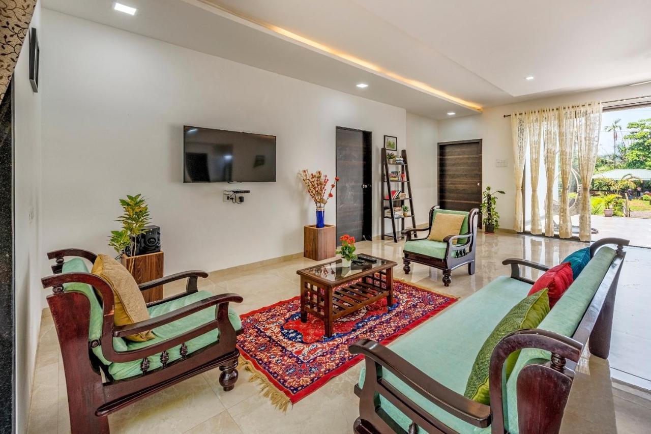 Saffronstays Lakeview Nivara - Farm Stay Villa With Private Pool Near Pune Luaran gambar