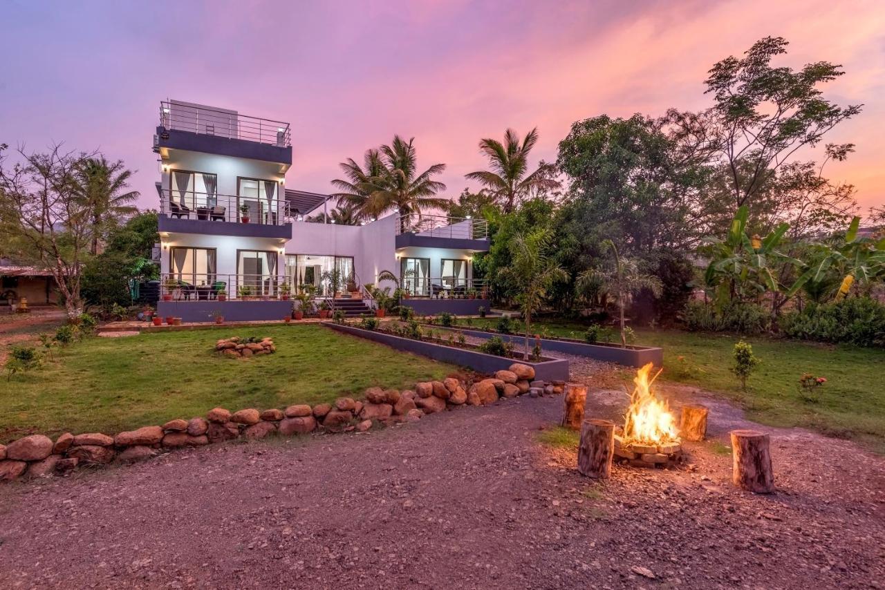 Saffronstays Lakeview Nivara - Farm Stay Villa With Private Pool Near Pune Luaran gambar