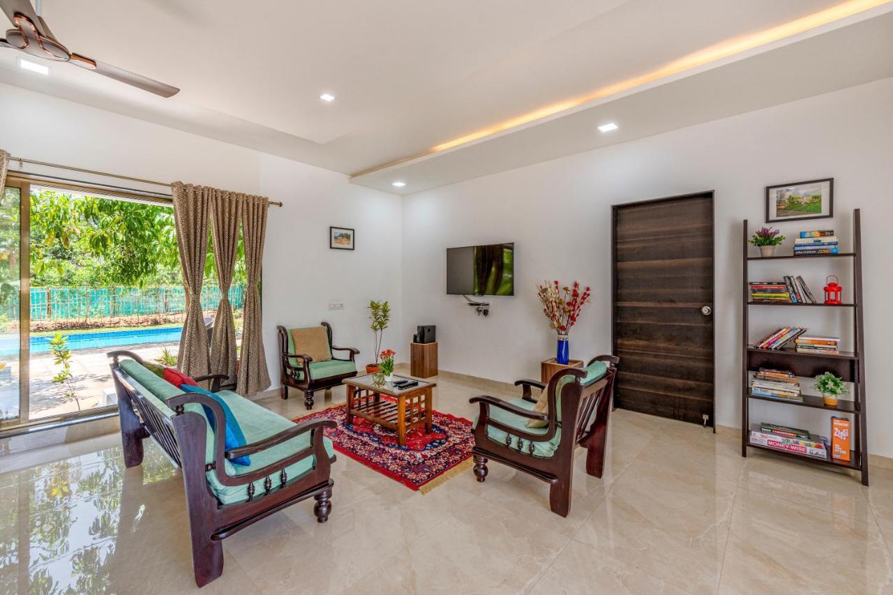Saffronstays Lakeview Nivara - Farm Stay Villa With Private Pool Near Pune Luaran gambar