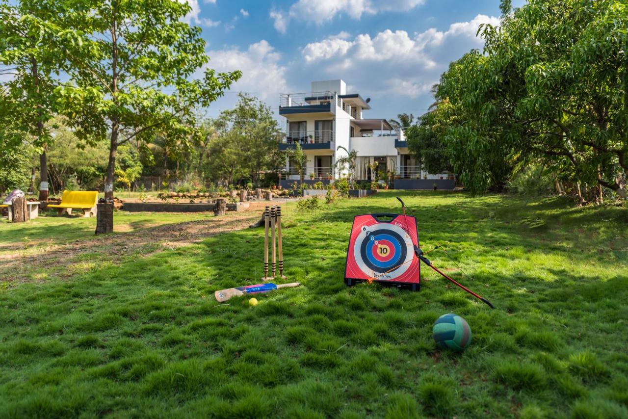 Saffronstays Lakeview Nivara - Farm Stay Villa With Private Pool Near Pune Luaran gambar
