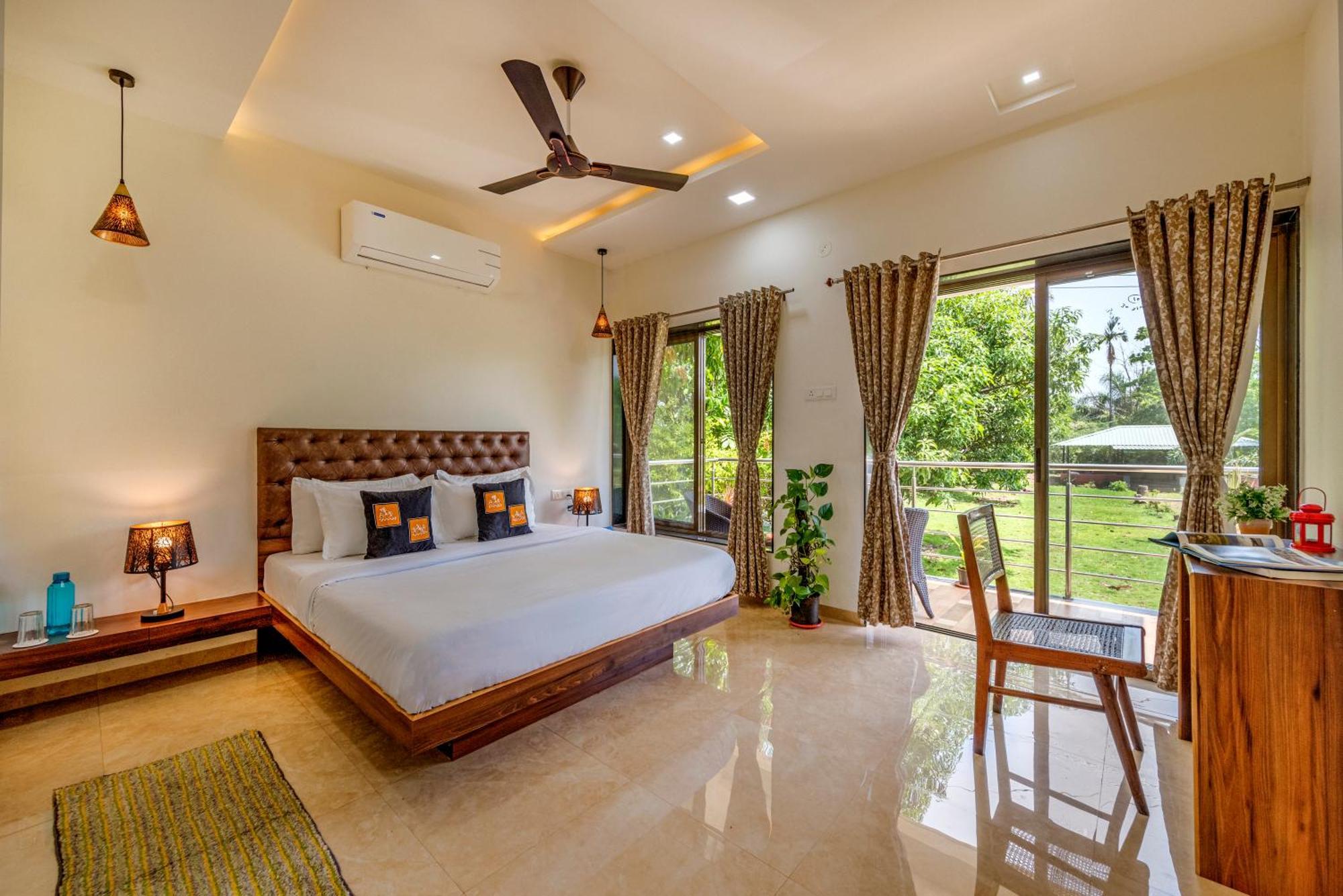 Saffronstays Lakeview Nivara - Farm Stay Villa With Private Pool Near Pune Luaran gambar