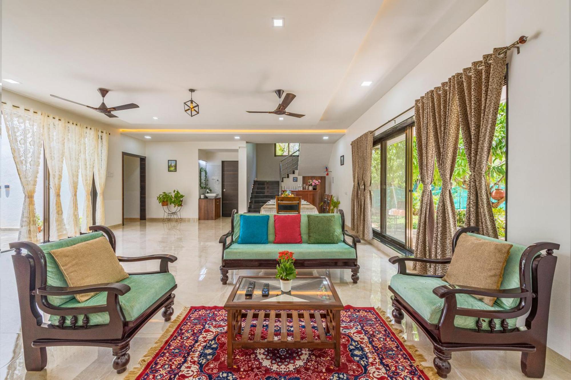 Saffronstays Lakeview Nivara - Farm Stay Villa With Private Pool Near Pune Luaran gambar