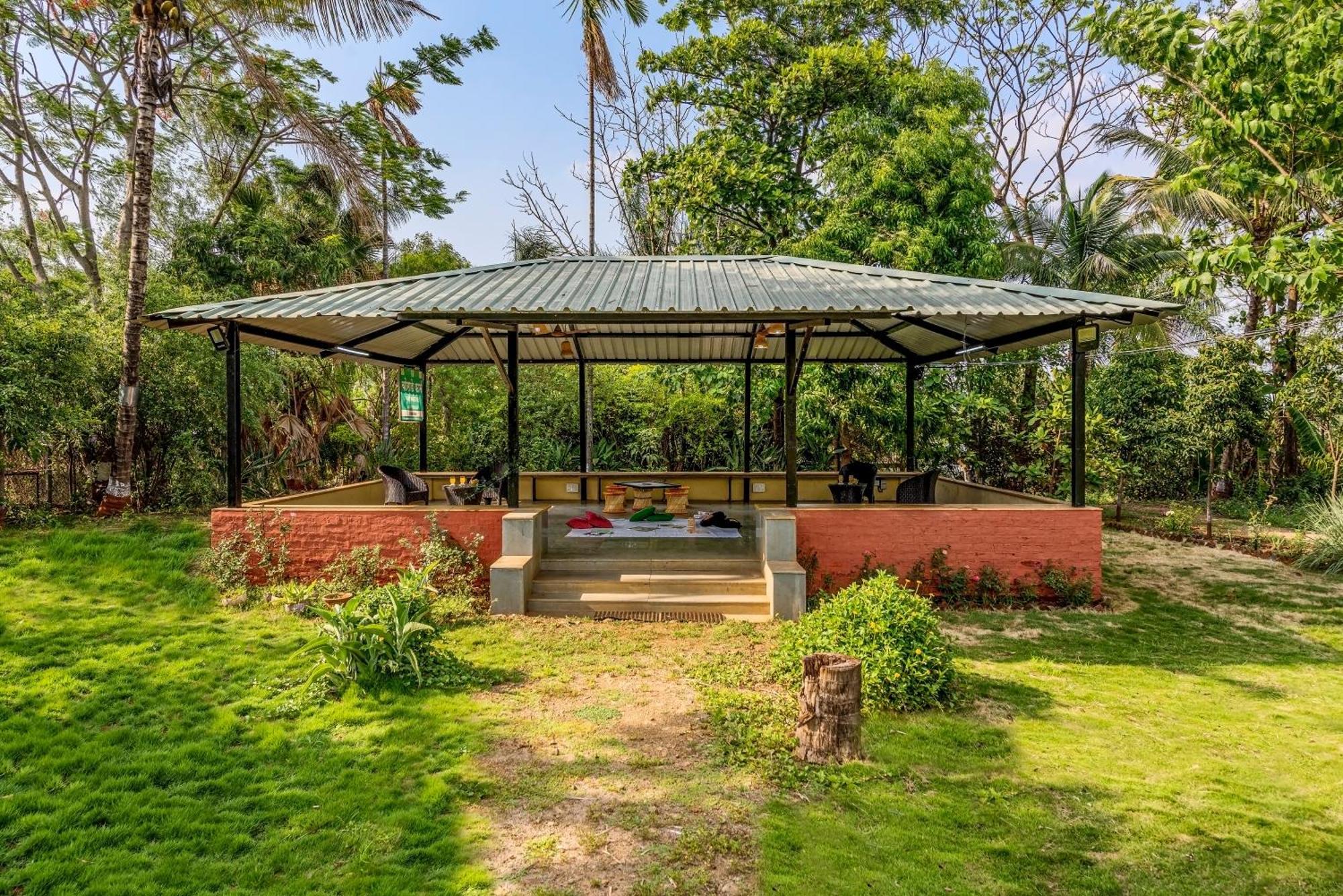 Saffronstays Lakeview Nivara - Farm Stay Villa With Private Pool Near Pune Luaran gambar